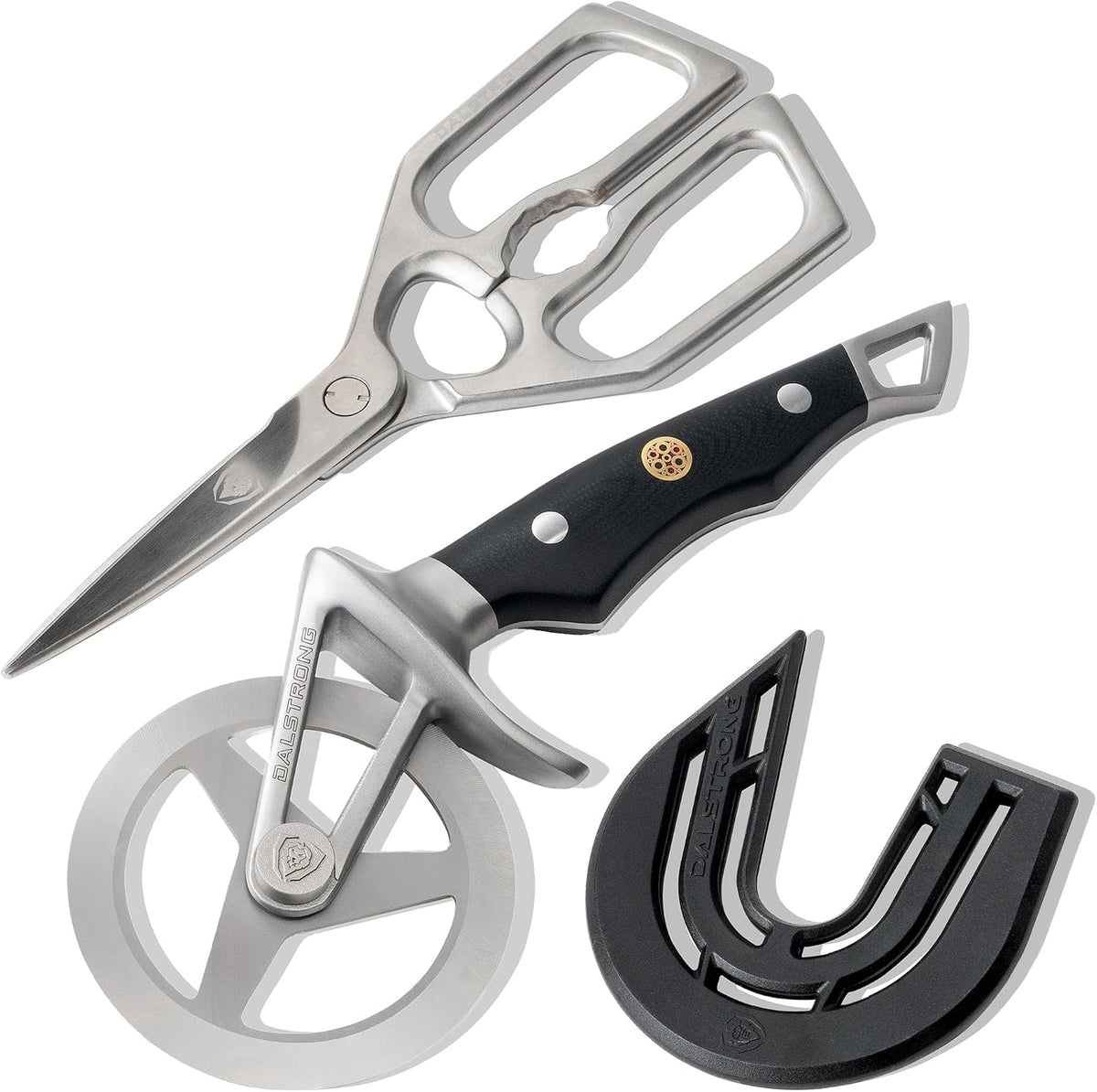 Dalstrong Kitchen Scissors & Pizza Wheel Cutter Set