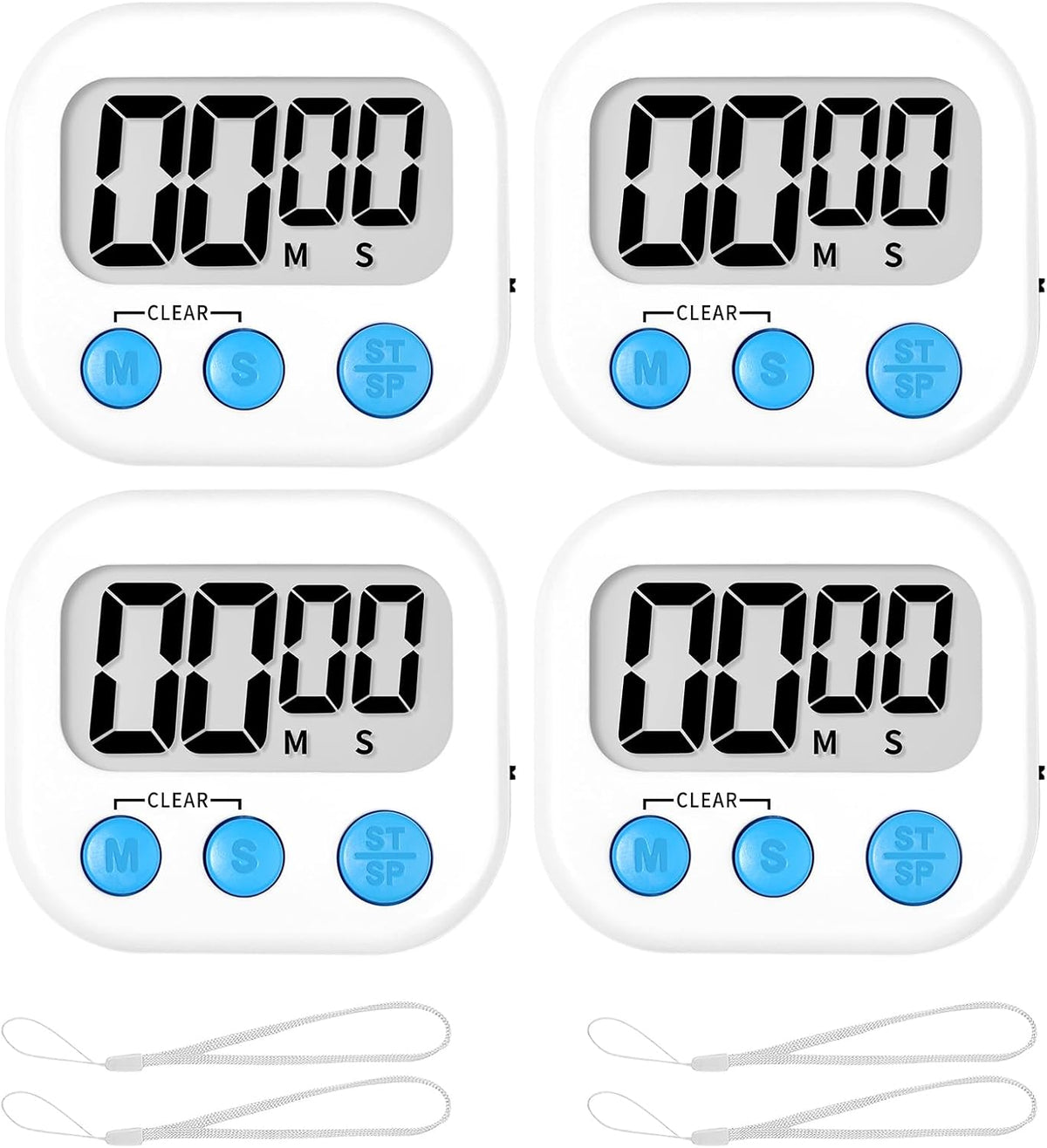 ZILLEEN Classroom Timer for Kids Teachers Digital Timers Blue Green
