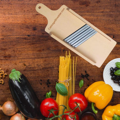 Wooden Cabbage Shredder, Vegetable Slicer