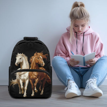 Highland Cow Backpack with Lunch Box Set for Kids Sunflower School Backpack for Girls Boys Back to School Bag Student Travel Backpacks Reusable Utensils Pen Case Water Bottle Bag 5PCS