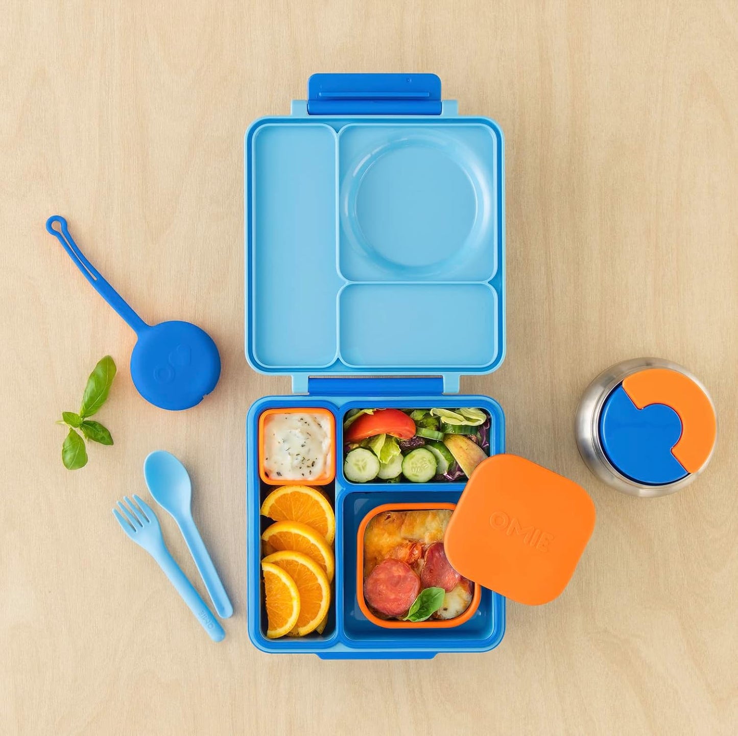OmieBox Silicone Leakproof Snack Containers To Go, Food Storage Containers with Lid, School Lunch Bento Container - BPA Free, Airtight, Dishwasher and Freezer Safe, Oven Safe - 9.4 ounces (Pink)