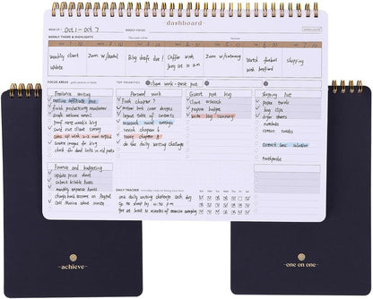 Weekly Meal Planner with Recipes and Grocery List Magnetic Notepad For Fridge - 8.5x11'' Menu Planning Pad With 54 Sheets Tear Off Shopping List For Family Dinner Menu and Meal Prep Planning