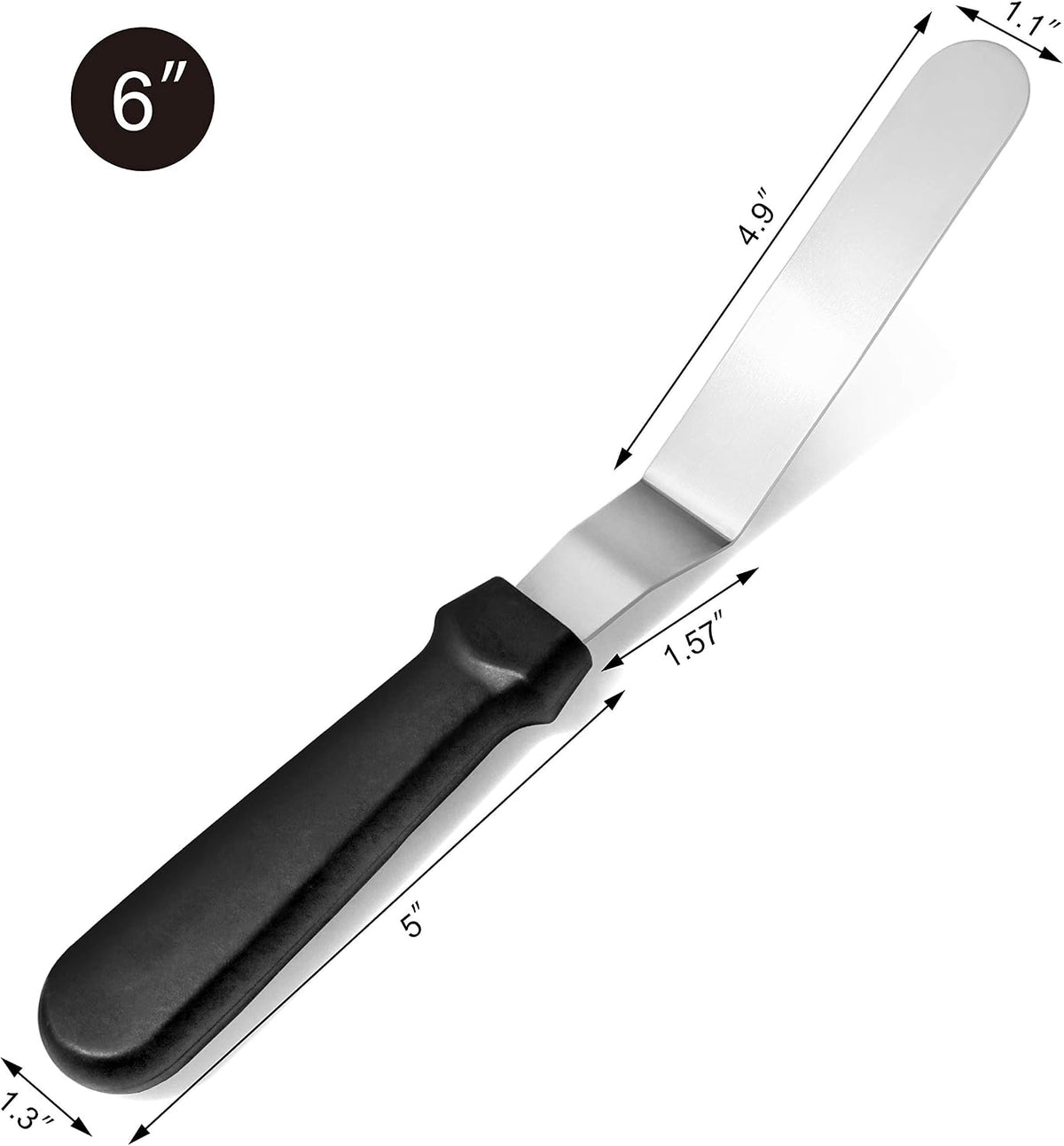 New Star Foodservice Straight Icing Spatula, 12 Inch Blade