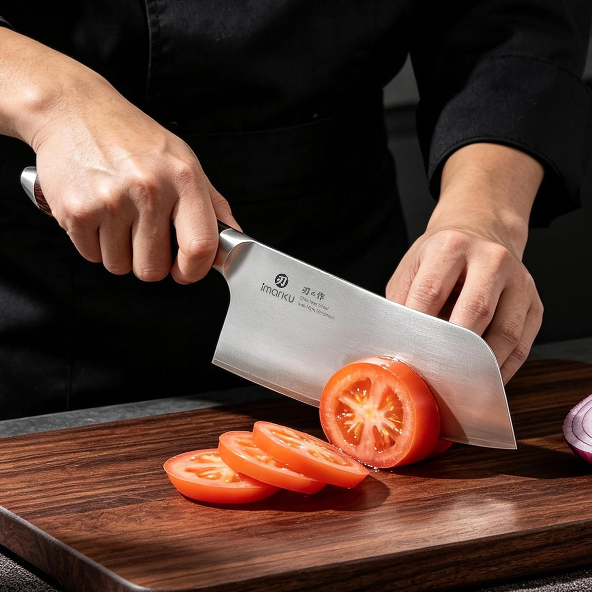 imarku 10 Inch Bread Slicer,Adjustable Thickness Homemade Bread Knife