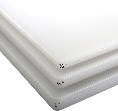 Winco CBWT-1830 Cutting Board, 18-Inch by 30-Inch by 1/2-Inch, White,Medium