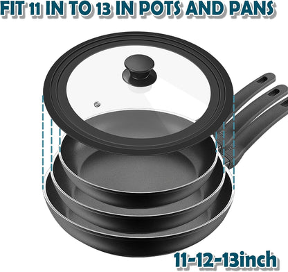 Multi‑Size Tempered Glass Universal Cookware Lid