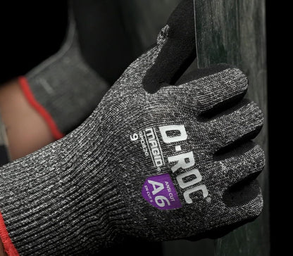 MAGID D-ROC ANSI A6 Cut Level Work Gloves, 1 Pair, GPD820