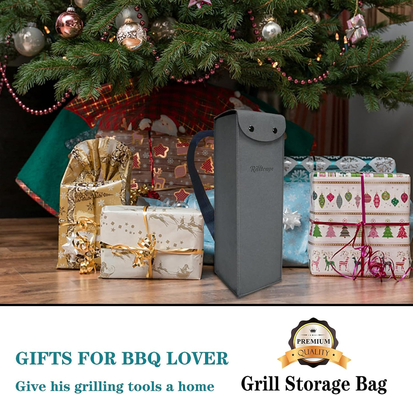Grill tool bag，BBQ tool storage，Grilling Bags for Outdoor Grilling, Grill tool storage， BBQ tool bag， grill utensil storage,Foldable Grill Bag for Camping and Hiking BBQ.