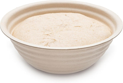 Brod & Taylor Banneton Boule 8.5” Proofing Basket for Sourdough & Artisan Bread Baking – Stackable, Made From Bamboo & Sugarcane Pulp (1-Pack)