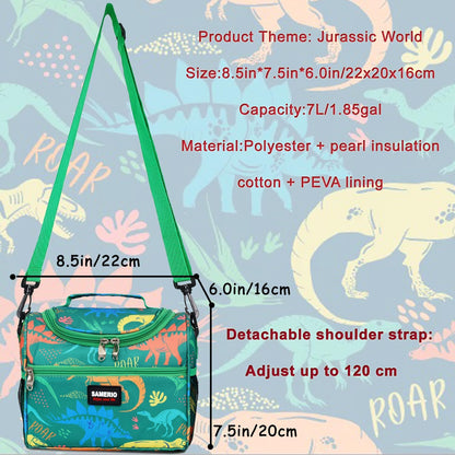 Lunch Bag for Kids Coole Lunch Box Tote for Women Girls Boys Children Student Insulated Bento Bag for School Work Picnic Outdoor Activities