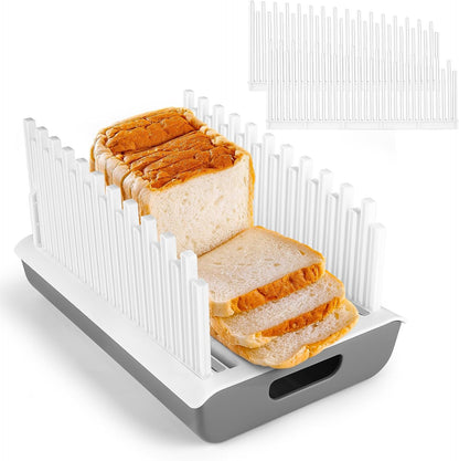 YONGAIJIA Bread Slicer Guide for Homemade Bread with Adjustable Thickness