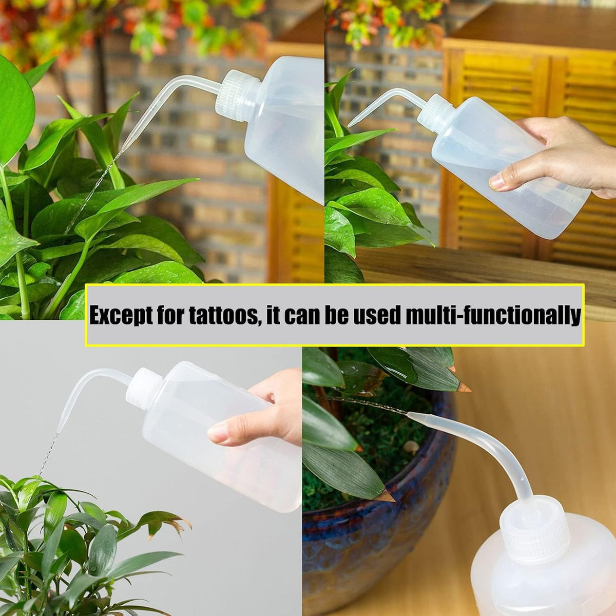 2PCS Squeeze Bottles - 500ml Tattoo Bottles Squirt Bottle