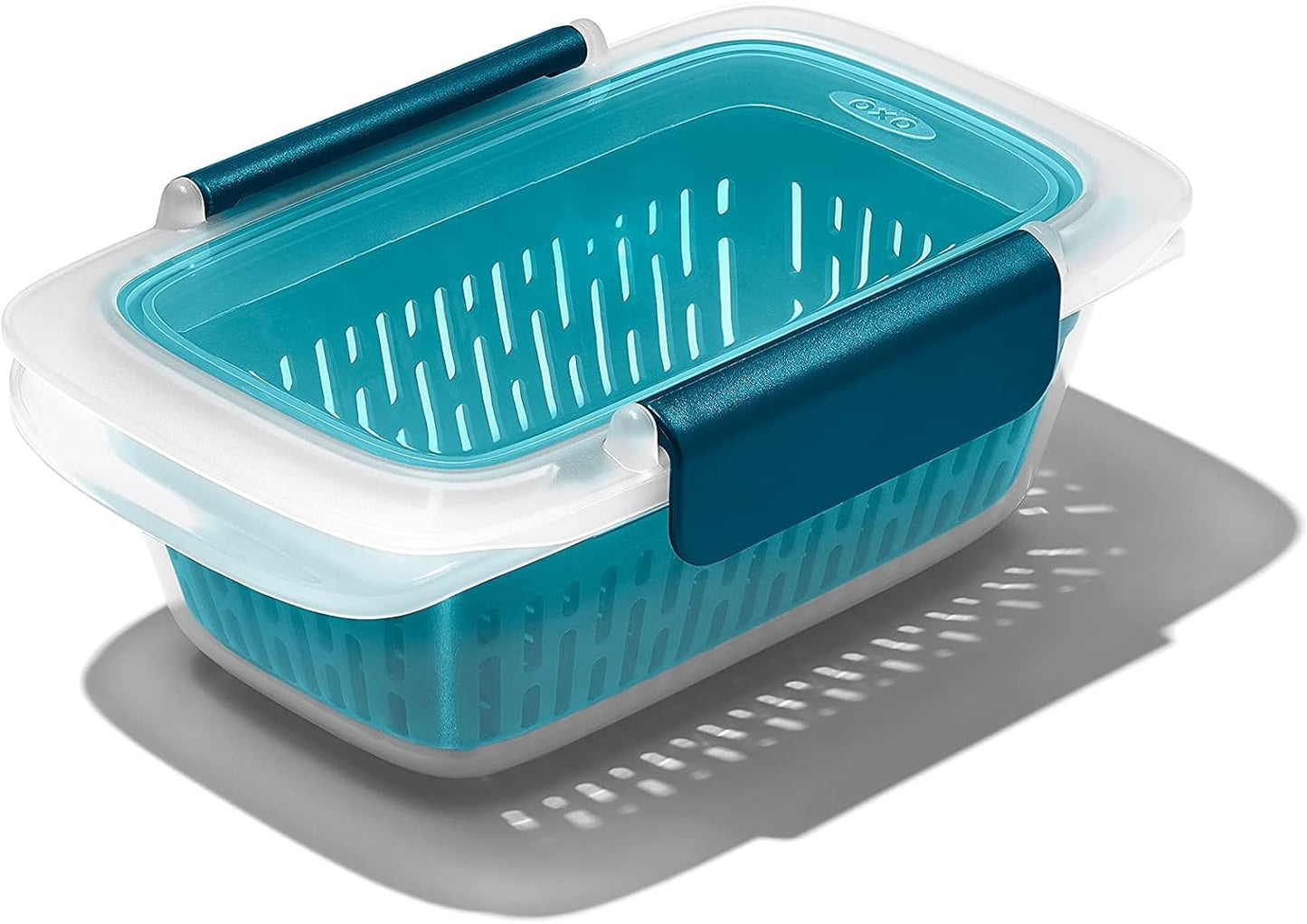 OXO Good Grips Prep & Go Snack & Dip Container, Snack Fuss-Free on the Move, Leakproof Reusable Small Meal Food Storage and Lid, Food Containers with Lids, Snack Organizer, 1.6 Cups/0.4 L