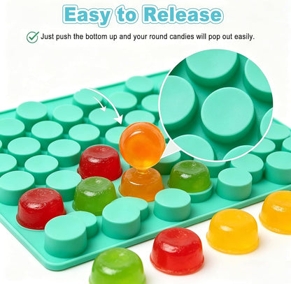 Reusable Non-Stick Silicone Baking Cups, Food Grade BPA Free Cupcake Muffin Liners, Oven & Dishwasher Safe Easy Release, Multicolor Rainbow, 24 Pack, for Muffins Cupcakes