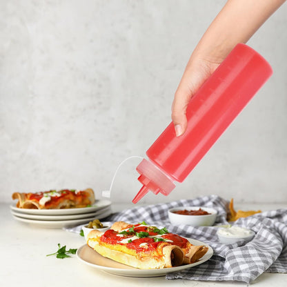 32 oz / 1000 ml Plastic Squeeze Bottles 3-Hole