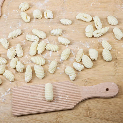2 PCS Wooden Gnocchi Boards, Homemade Pasta Tool, Homemade Butter Paddles (2.7 in wide)