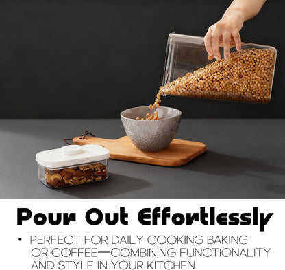 Rice Container - 10 Lbs/5.6KG/5QT Cereal Dispenser Storage Container Bin with Measuring Cup Food Bins Household for Kitchen Pantry Organization (D1065)