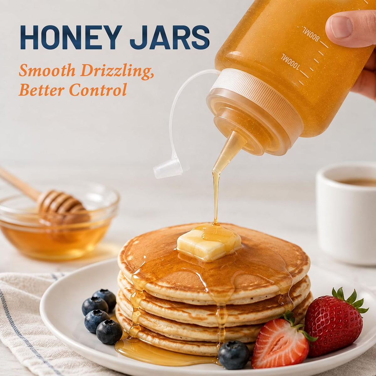8oz Squeeze Bottles, Sauce Bottles, Squirt Bottle, Salad Dressing Bottle