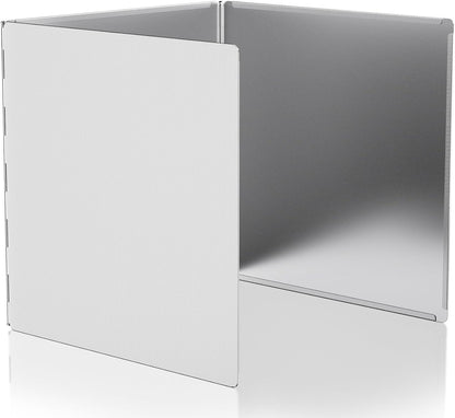 3 Sided Splatter Guard Stainless Steel Grease Splash Screen