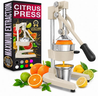 NADOBA Lemon Squeezer and Lime Squeezer, Max Extraction Citrus Hand Juicer