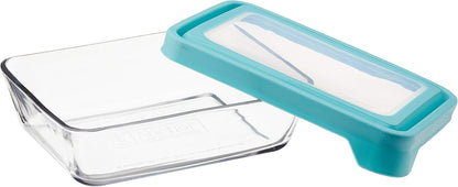 Anchor Hocking TrueSeal 10-piece Glass Food Storage Containers with Airtight Lids, Mineral Blue