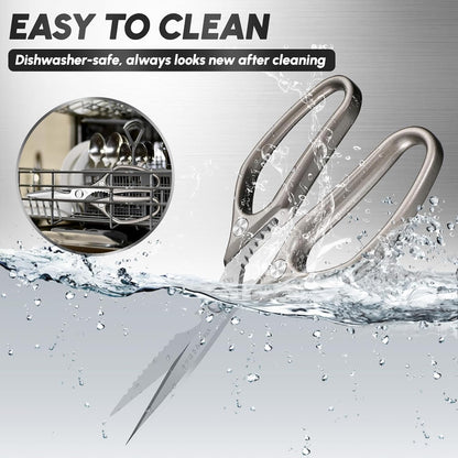 SSGP Heavy Duty Kitchen Shears Set - All Purpose Meat Scissors for Food