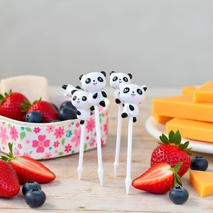 8Pcs Cute Fun Bento Picks Set, Food Picks for Kids,School Lunch Accessories, Cute Animal Fruit Toothpicks,Fruit Food Toothpicks, Lunch Bento Box Picks for Cocktail Picks Bar Tools and Drinkware