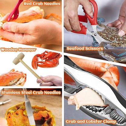 Crab Leg Crackers and Tools for Seafood（29pcs）