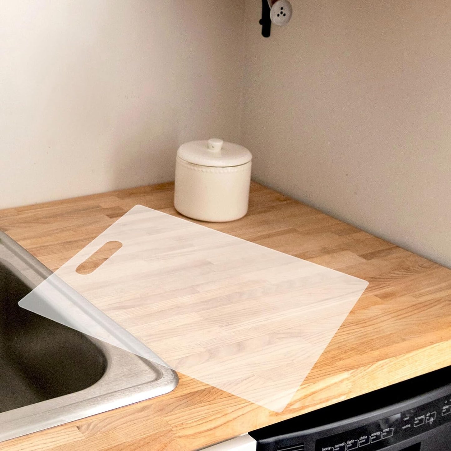 Nonslip Acrylic Cutting Board 400x300x5mm Large Kitchen Chopping Mat for Vegetables Meat Fruit Food Prep