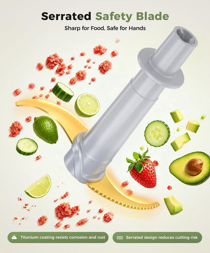 Food Processor Meat Grinder Electric Food Chopper, 5-Cup, Easy-Clean