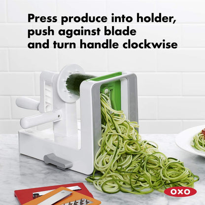 OXO Good Grips 3-Blade Tabletop Spiralizer with StrongHold Suction