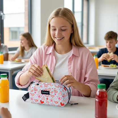 Cerbonny Freezable Cooler Bag for Work/School Travel - Mini Insulated Bag Fit For Yogurt