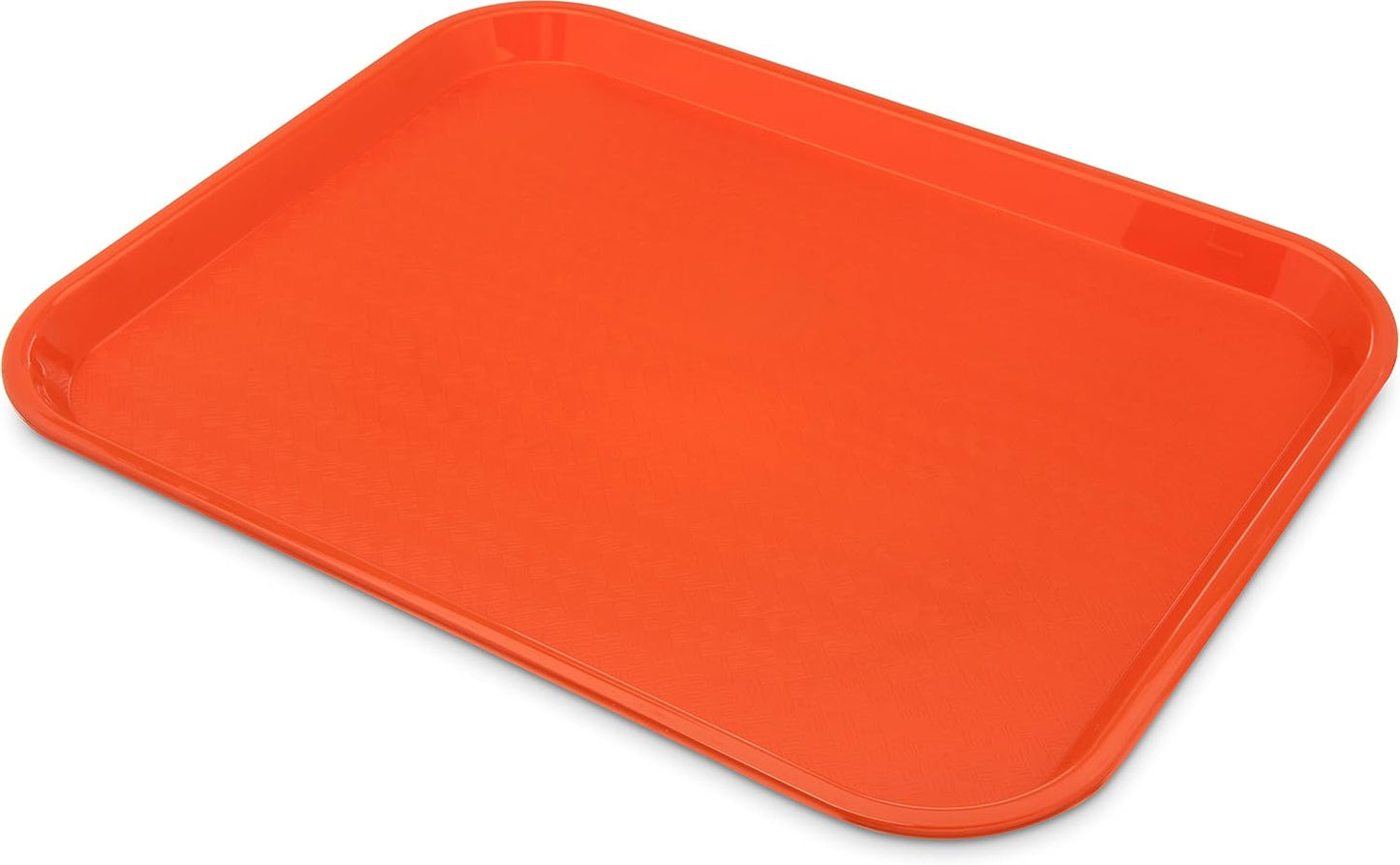 Carlisle FoodService Products Café Cafeteria Tray, Fast Food Tray for Restaurant or Commercial Use, 14" x 18", 1 Count, Black