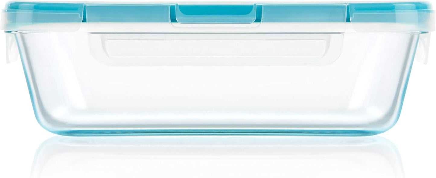 Snapware Snapware 6cup total solution rectangle food storage container glass, 9.3 Ounce (1112403)