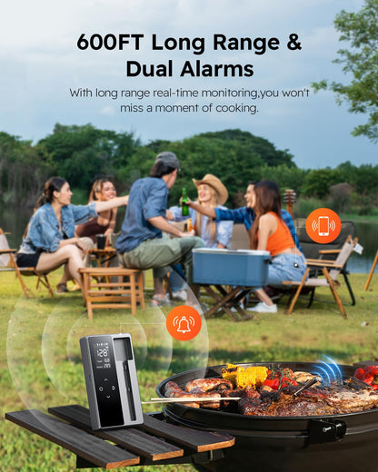 Meat Thermometer Digital, 1-2 Sec Instant Read, Grilling, Cooking, Food