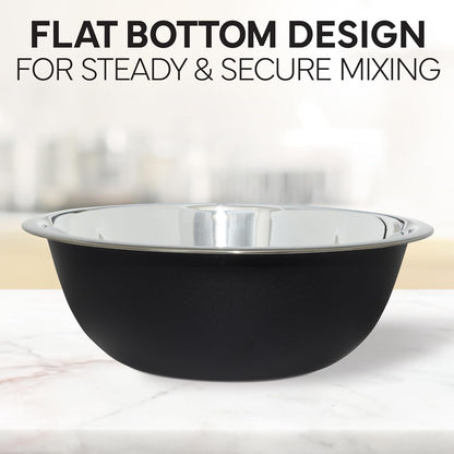 COOK WITH COLOR Stainless Steel Mixing Bowls Set - Nesting Bowls, 6 Pieces, Rose