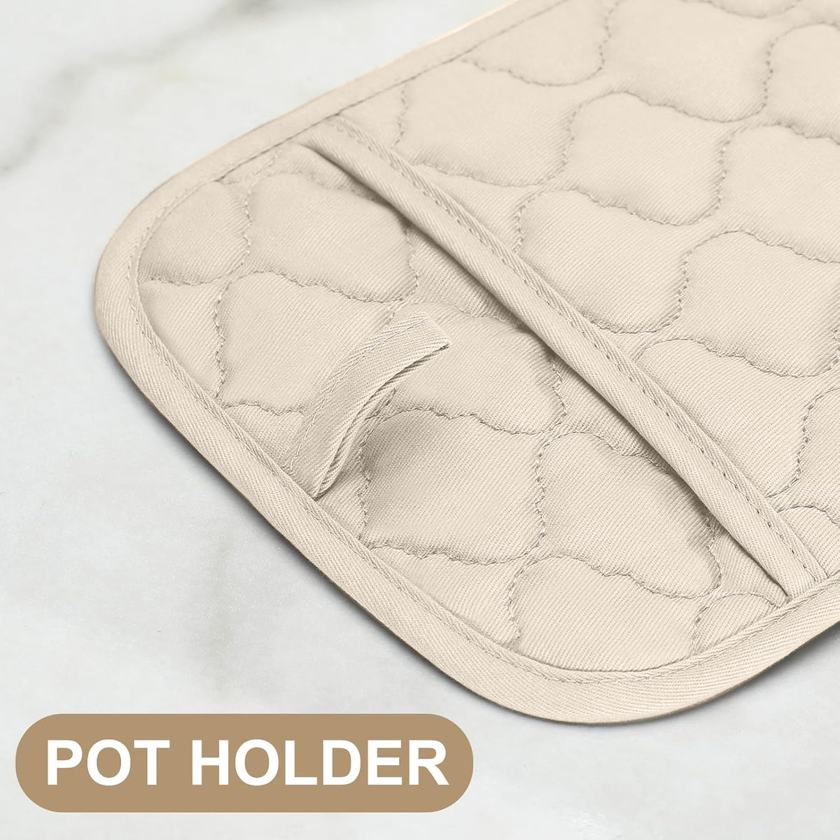 Oven Mitts Kitchen Towels and Dishcloths Pot Holders Sets, Oven Gloves Kitchen Dish Towels 500 Degree Heat Resistant Potholders with Non-Slip Silicone Surface for Cooking, Grilling, Baking-Gray