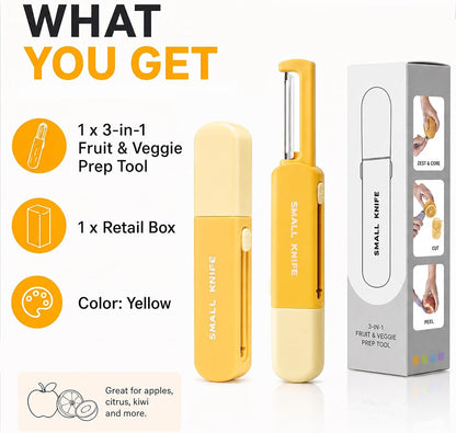 Fruit Vegetable Peeler for Kitchen, Multifunctional & Portable