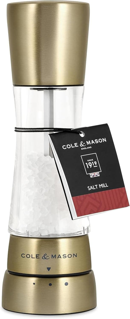 Cole & Mason Derwent Grinder, 7.5" Pepper Mill, Stainless Steel