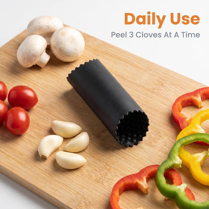 ElevateTech 2 Set Garlic Peeler Silicone Garlic Roller Skin Remover