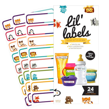 Removeable, Write-On Food Labels, Waterproof, Multipurpose, Freezer Safe, Self-Laminating Label, Dishwasher-Safe for Home Organization and Kitchen Labels (All-Purpose White), Made in The USA