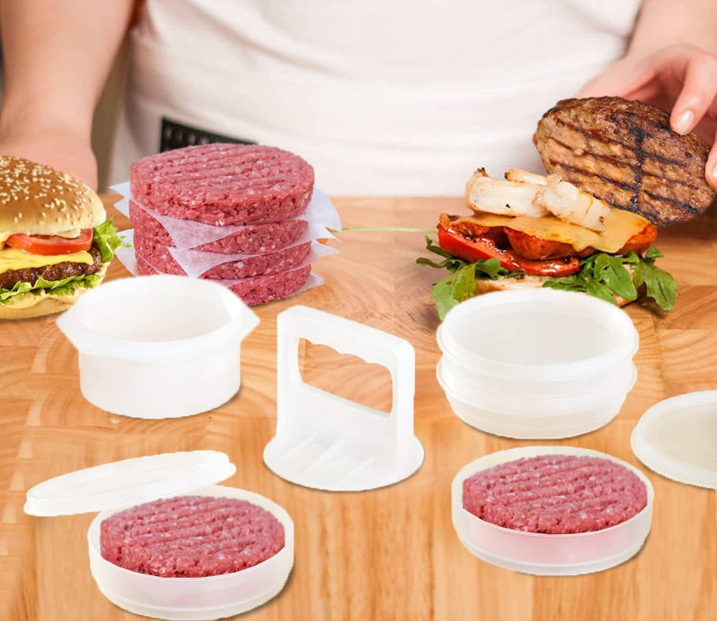 Hamburger Containers Are A Kitchen Essential, A Must-Have For Hamburger Lovers: Organize Your Kitchen Space, Simplify Meal Prep, Optimize Freezer Storage, Enable Portion Control, Preserve Flavor