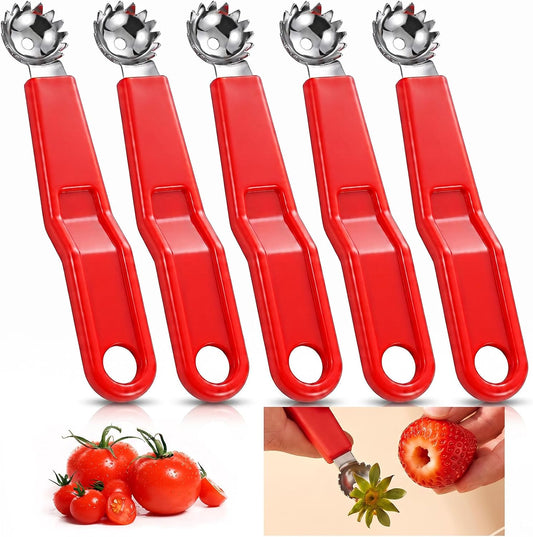 5Pcs Tomato Corer Tool Huller Stem Remover Kitchen Corer Tool