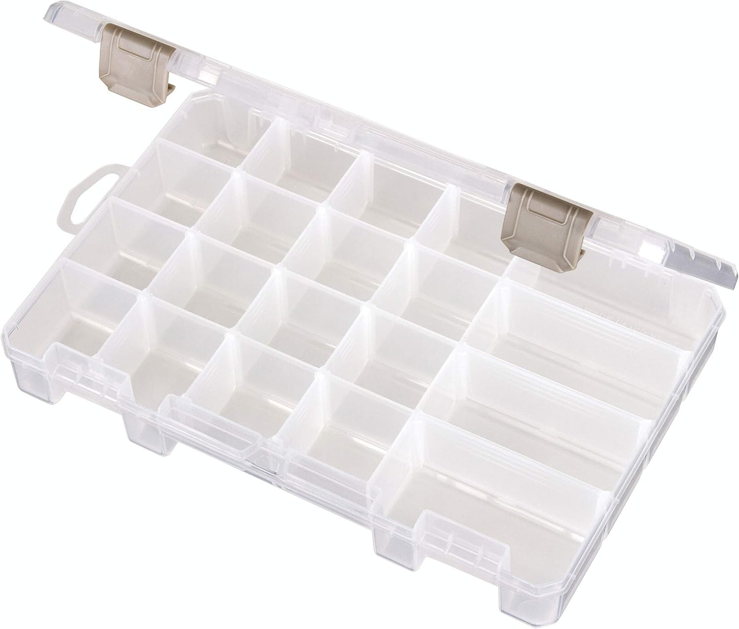 ArtBin Large Solutions Box Clear Art & Craft Organizer with Dividers - Plastic Storage Case for Convenient and Versatile Storage - Ideal for Various Craft Supplies