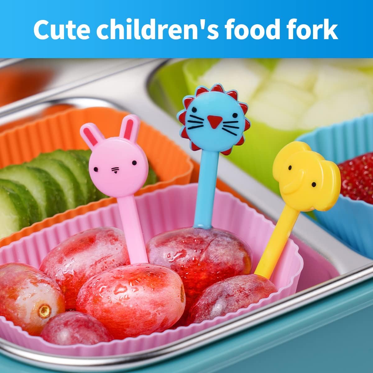 Doiaz Silicone Bento Lunch Box Dividers 3 Shapes of Standard Round & Square & Rectangle - Reusable Silicone Cupcake Liners Non-Stick Muffin Cups for Baking
