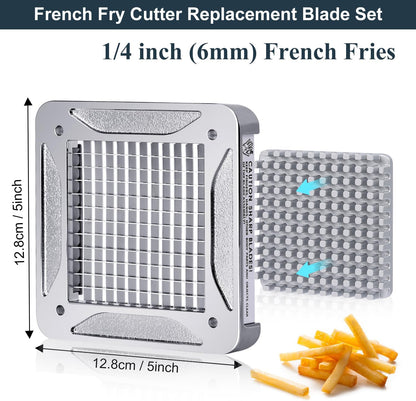 Sopito French Fry Cutter Replacement Stainless Steel Blade for V6, 1/4 Inch