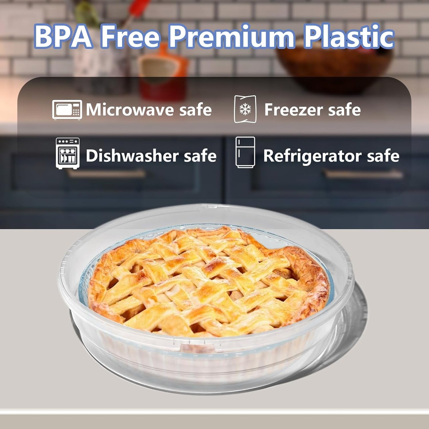 3 pack pie carrier with lid and handle,of insulated bag,pie carriers for transport,Holds 3 pies/Pizza,Thanksgiving Day (Grey, 3 pie carriers + insulated bag)