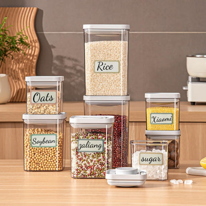 Blank Waterproof Removable Labels for Freezer Storage containers, Labels forJars,Date Label Food Storage Stickers, Waterproof Oil Resistant Easy Clean Leaves no Residue 500Total Per Roll