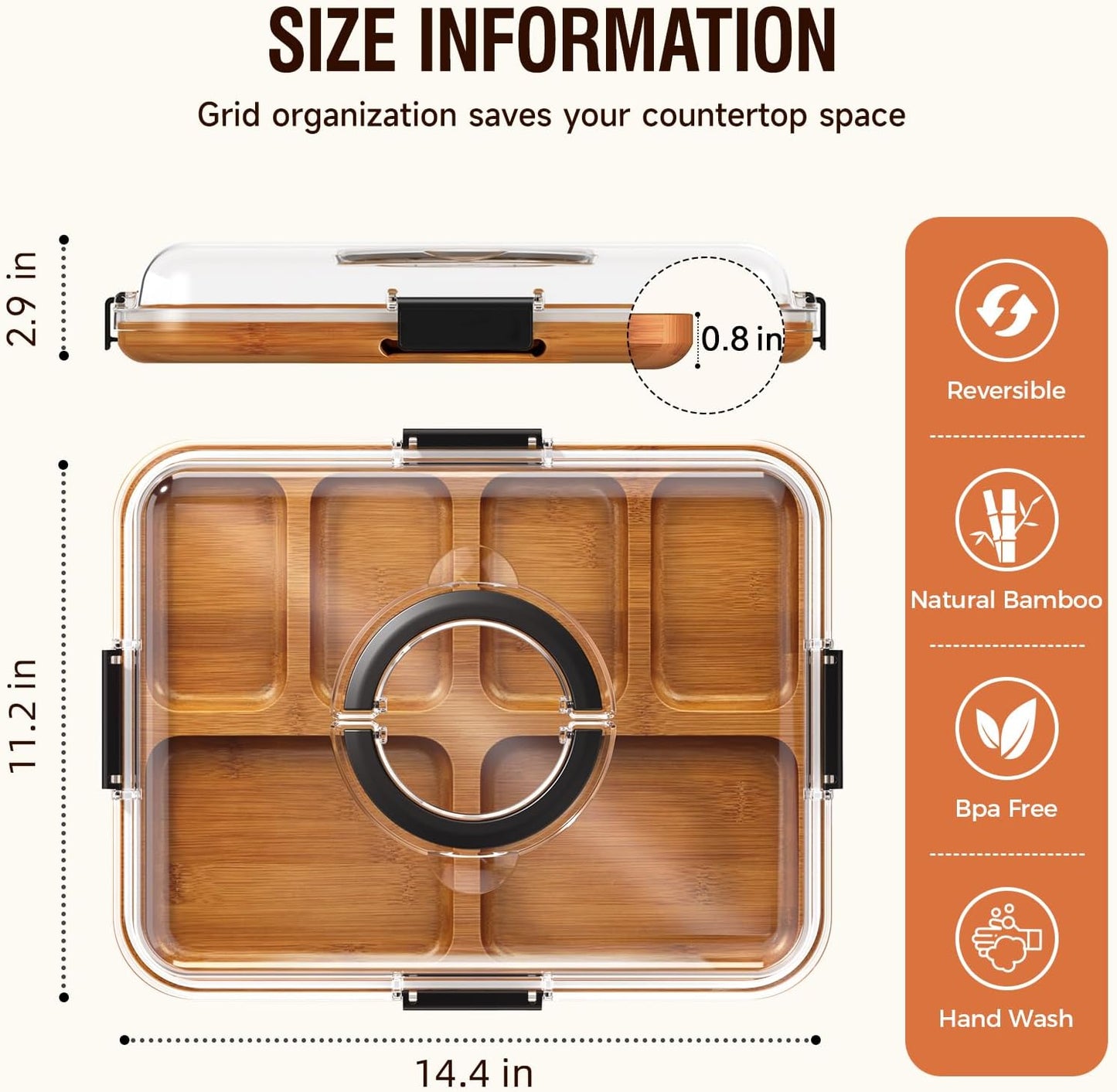 Renmxj Charcuterie Boards with Lid Gift Set, 2 in 1 Travel Portable Cheese Board with Knives Set, Carbonized Bamboo Charcuterie Tray, Housewarming Gifts New Home, Picnic, Wedding Gifts, Black Handle