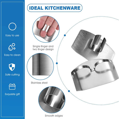 10pcs Finger Protector for Cutting Stainless Steel Crinkle Cutter